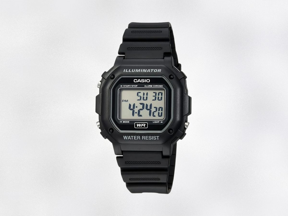 Casio Men&#039;s Digital Illuminator Sport Watch F108WH-1ACF (Image via Walmart)