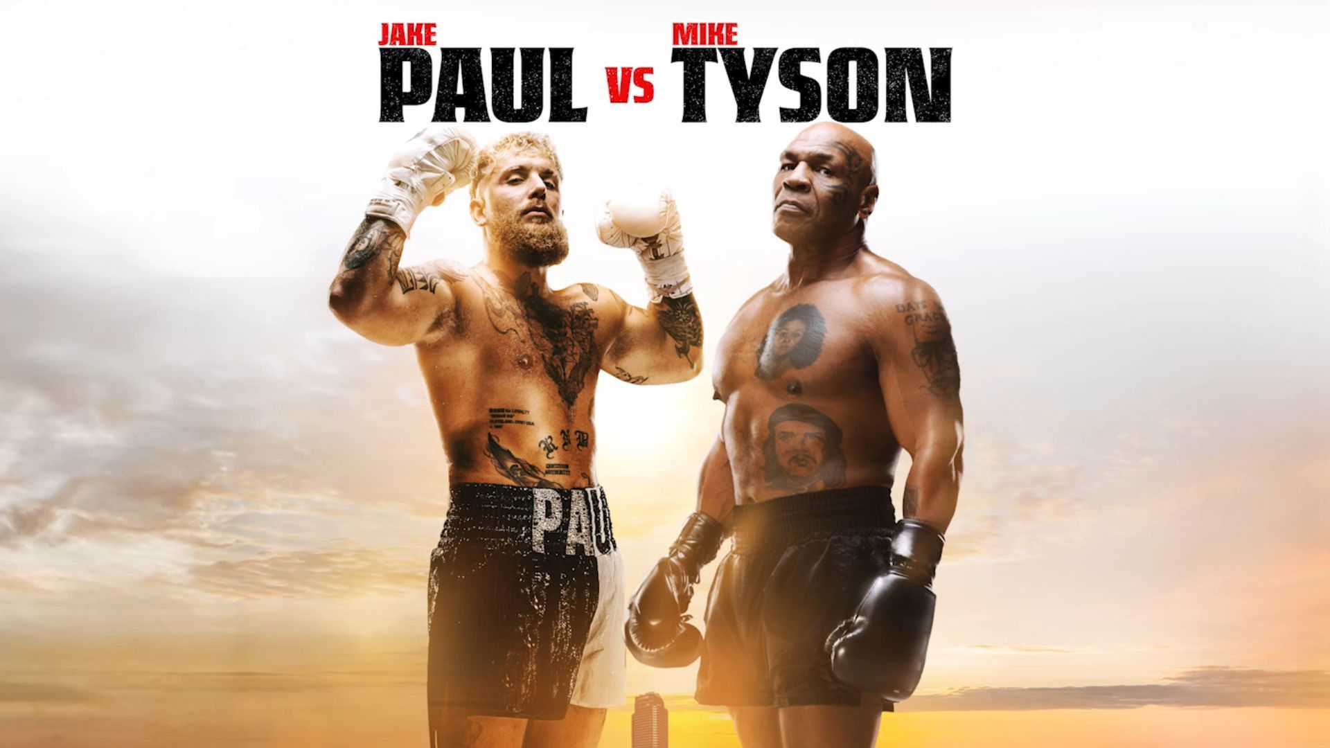 The Jake Paul vs Mike Tyson fight (Image via Netflix)