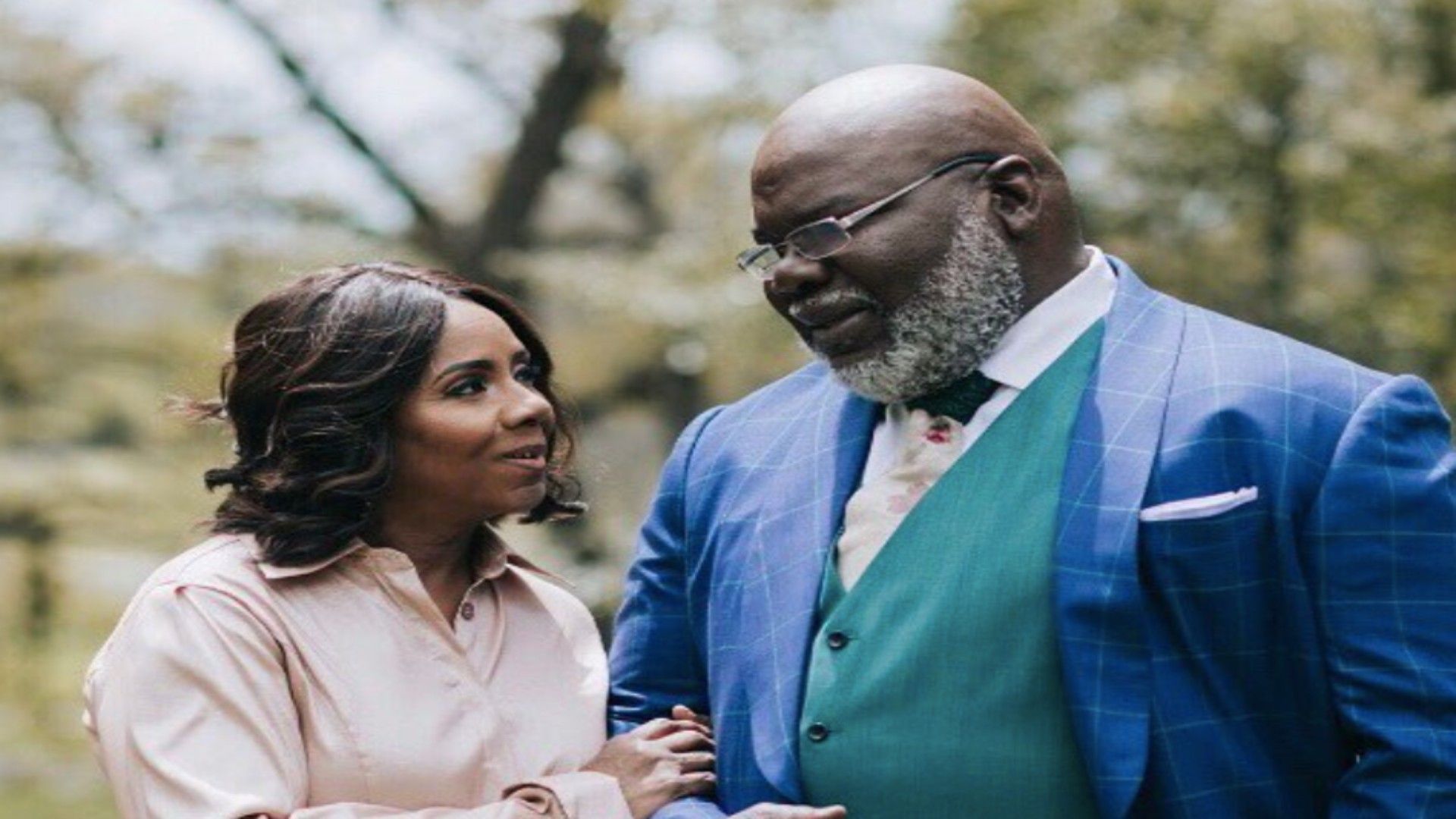 T.D Jakes and his wife Serita (Image via Instagram)