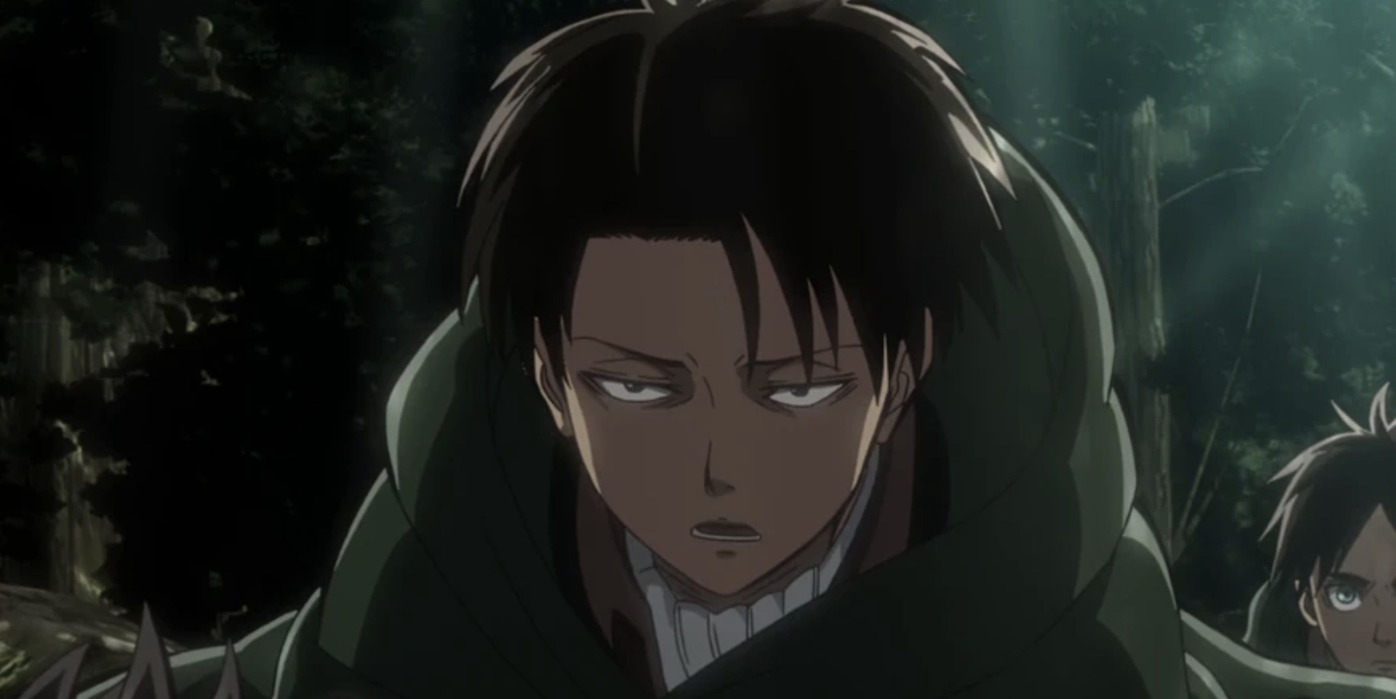 Levi Ackerman as seen in anime (Image via Wit Studio)