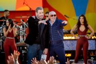 Pitbull Performs On ABC's