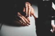 The brownie-inspired nails (Image via Unsplash/ Ondrej Supitar)