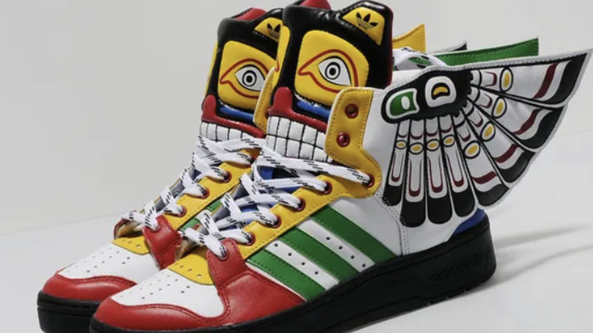 Adidas x Jeremy Scott Totem (Image via Sneaker News)