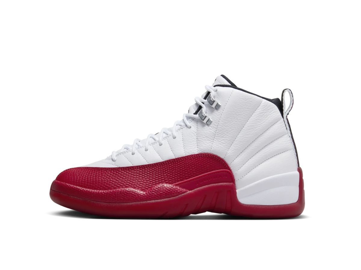 Air Jordan 12 Cherry (Image via SNKRS.com)