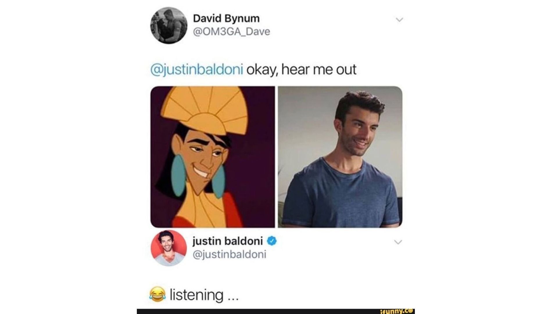 Justin Baldoni memes (Image via Pinterest/@mandaashbrook)