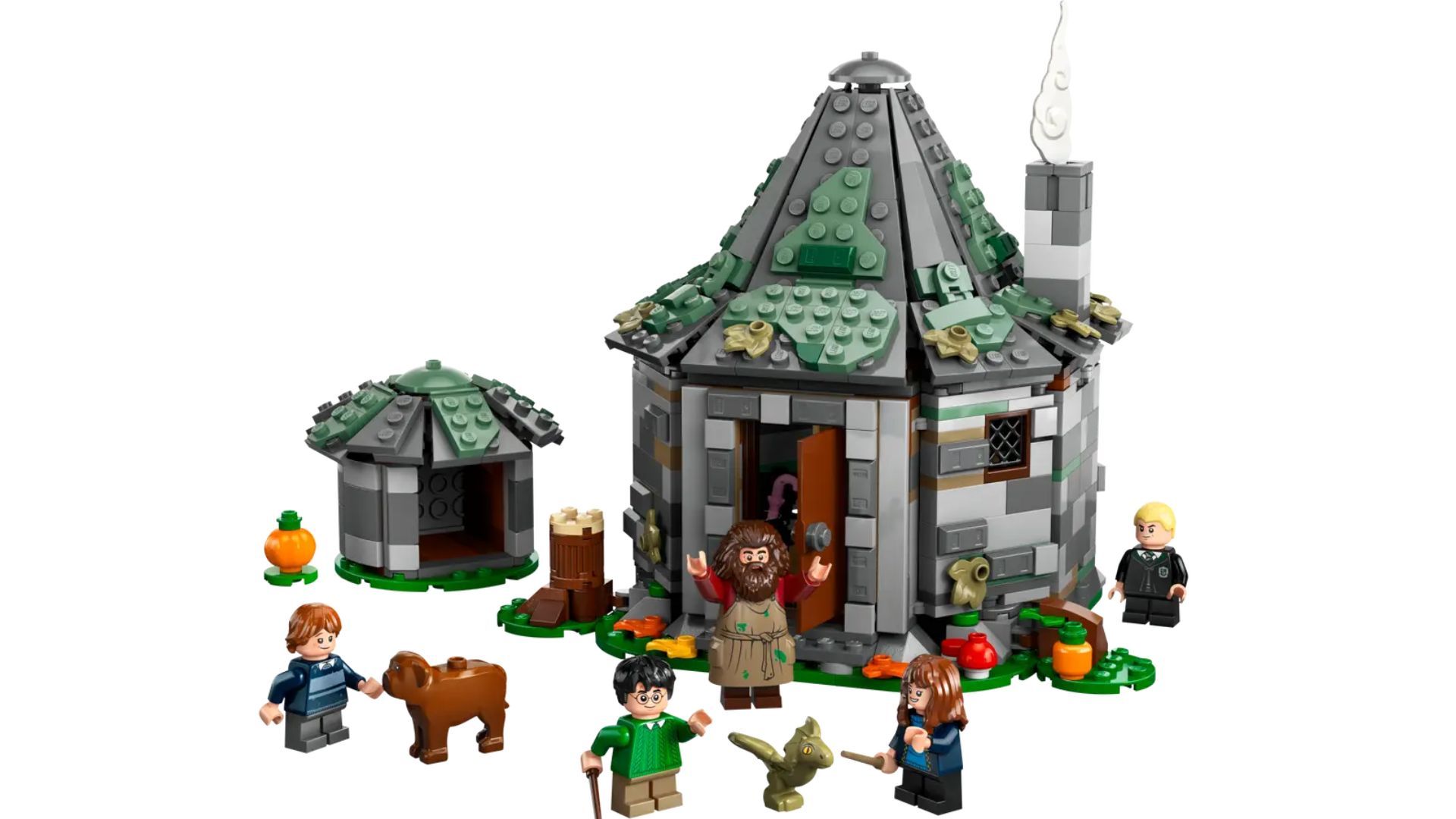 Harry Potter Hagrid&#039;s Hut: An Unexpected Visit Build (Image via Lego)