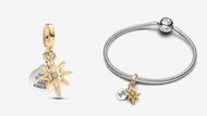 Engravable North Star Lab-grown Diamond Dangle Charm (Image via Pandora)