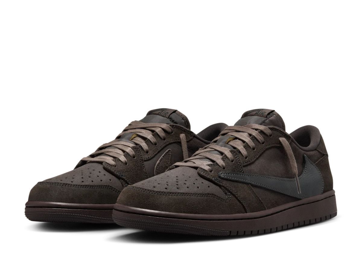 Travis Scott Jordan 1 Low &quot;Velvet Brown&quot; (Image via Nike)