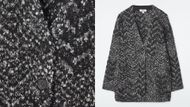 Oversized Herringbone Mohair-blend Cardigan (Image via COS)