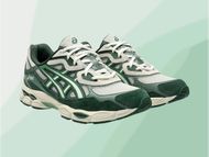 ASICS GEL-NYC Smoke Grey/ Formal Garden (Image via Asics' Australian website)