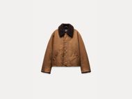 Contrast Collar Jacket (Image via ZARA)