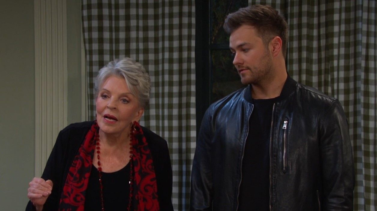 Julie (Susan Seaforth Hayes) introduced Doug (Peyton Meyer) to the family. 