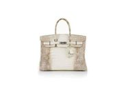 Niloticus Crocodile Himalaya Birkin by Hermès (Image via Sothebys)