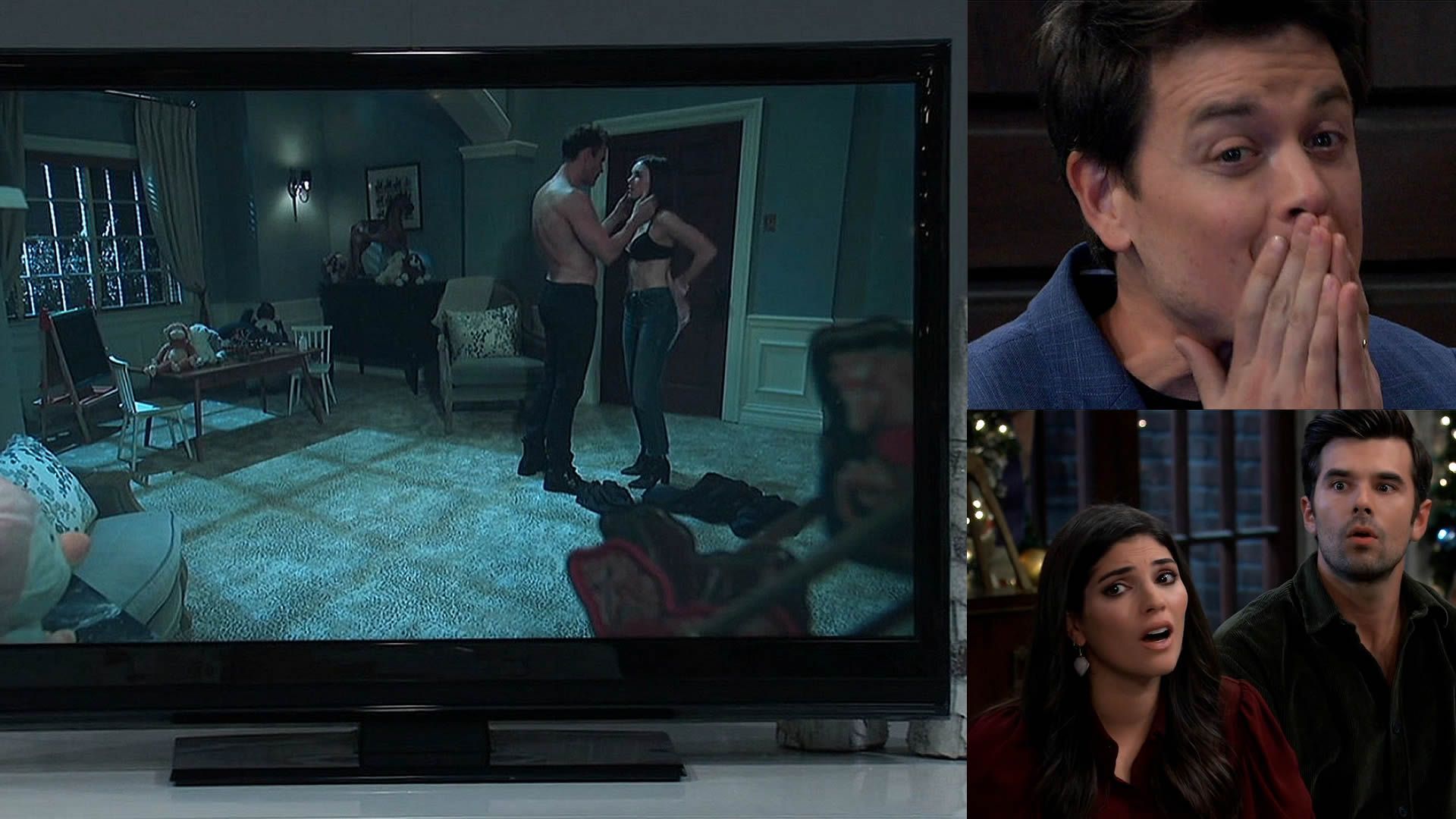 The Quartermaines were shocked by the video of Drew and Willow on General Hospital. | Image Source: Hulu