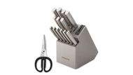 Japanese Steel Knife & Sharpener Block Set (Image via Macy's)