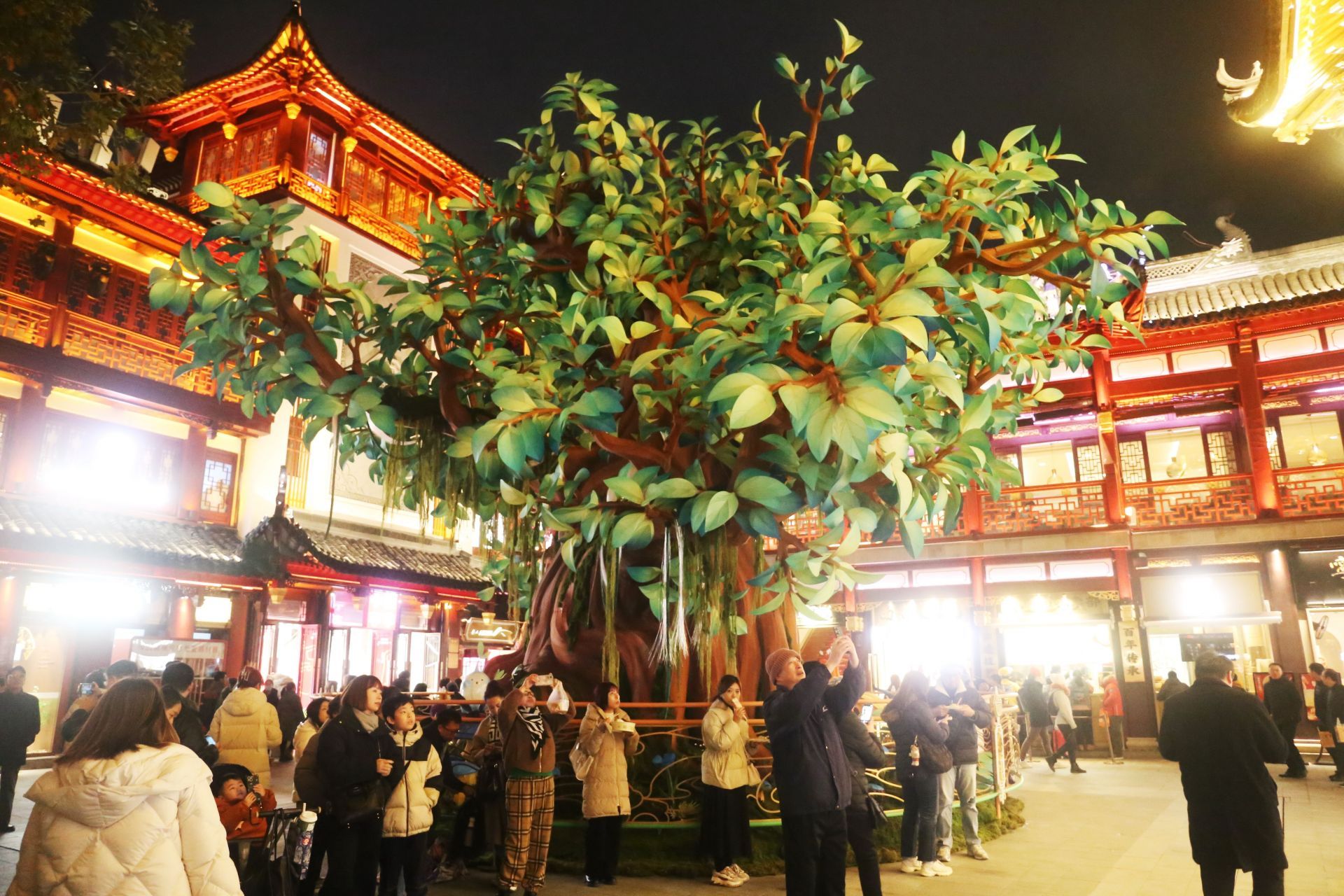 2025 Year of the Snake Yu Garden Lantern Festival First Lights Up - Source: Getty