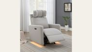Tallula Fabric Power Glider Recliner with Power Headrest