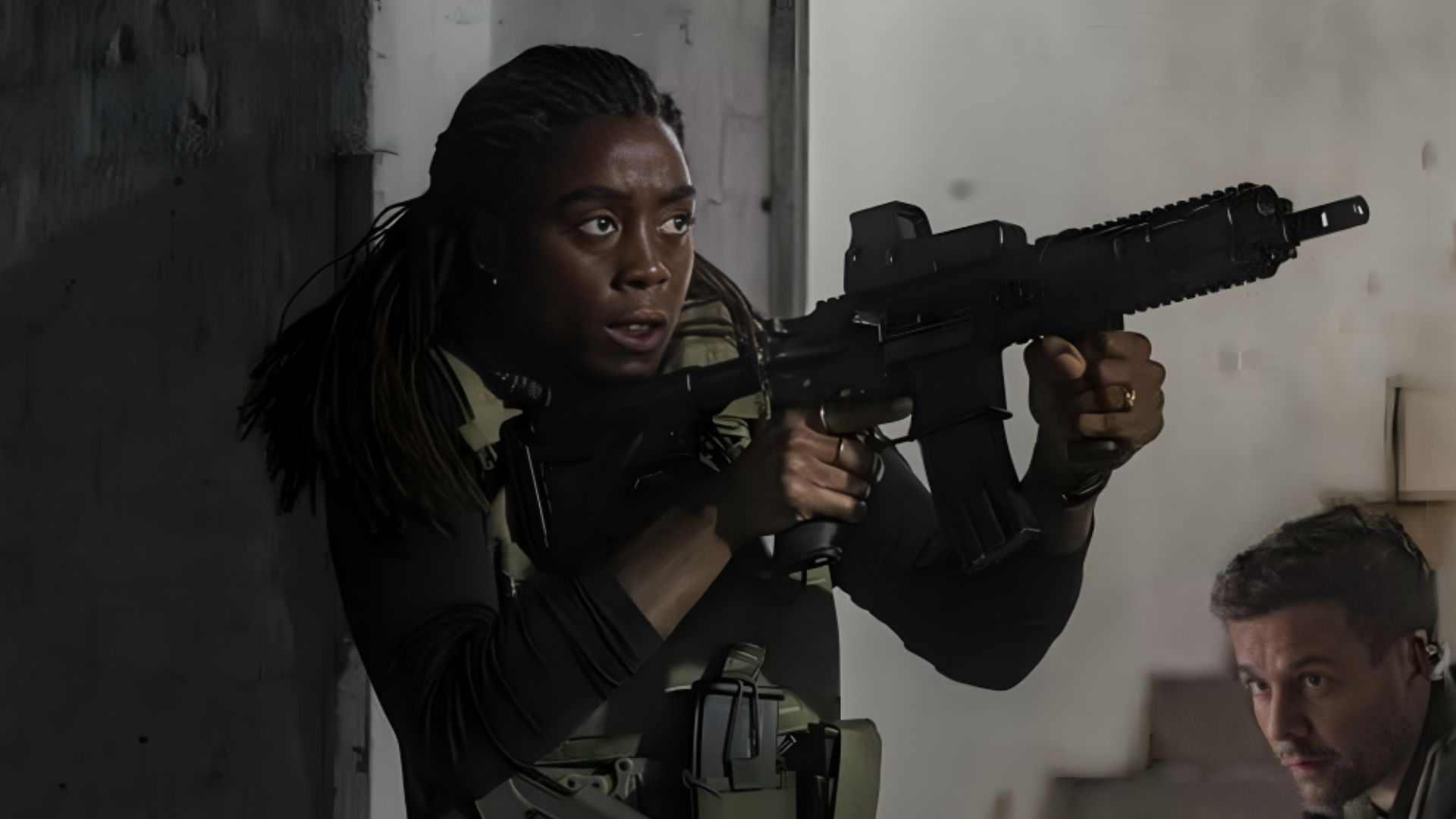 Lashana Lynch faces backlash over her character Bianca in The Day of the Jackal ft. Eddie Redmayne  (Image via Peacock)