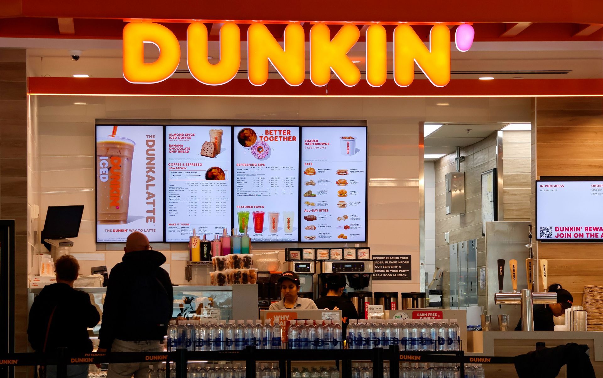 Dunkin&#039; Donuts is one of the most popular joints for coffee and sweet treats worldwide (Image via Getty)