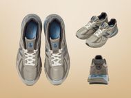 AURALEE × New Balance MADE in USA 990v4 (Taupe) (Image via AURALEE)