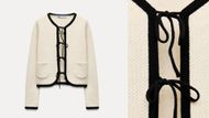 Knit Cardigan With Ties (Image via Zara)