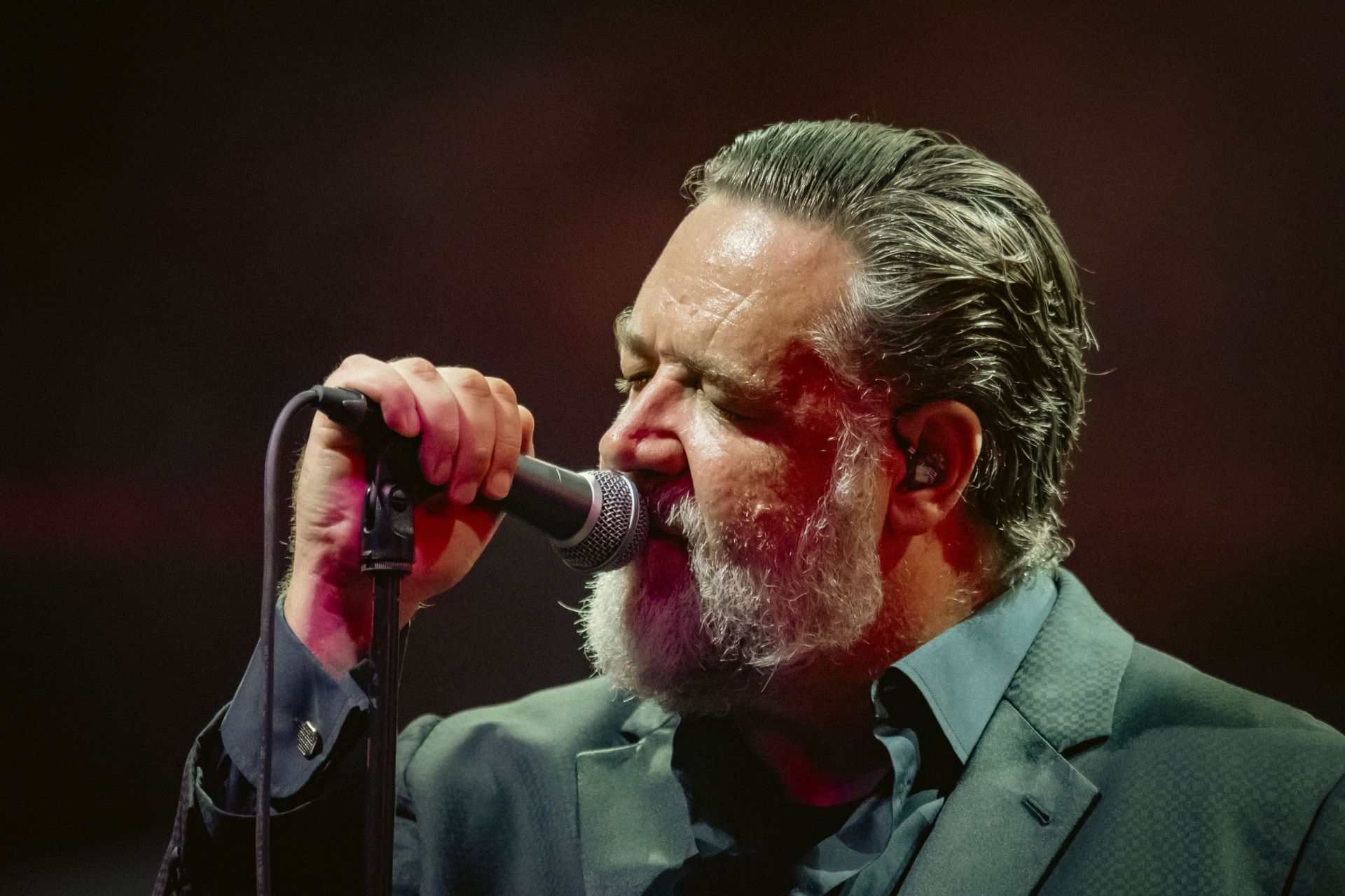 Russell Crowe And The Gentleman Barbers Perform At Festival Internazionale Del Jazz Della Spezia - Source: Getty