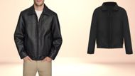 Dockers Men’s Faux Leather Lined Bomber Jacket (Image via JCPenney)