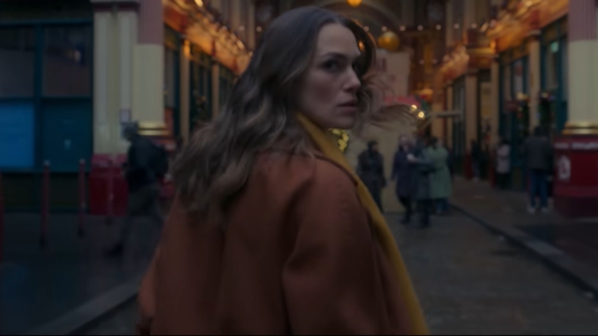 Keira Knightley in Black Doves (Image via Netflix)