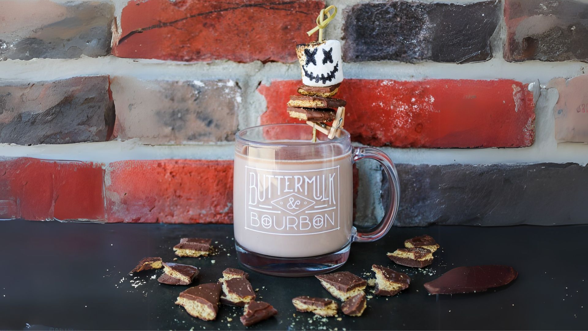 The drink is described by Buttermilk &amp; Bourbon as a decadent indulgence in rich creamy chocolate mixed with Luxardo cherry jam and smoked marshmallow fluff. (Image via Instagram/@buttermilkbourbon)