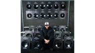 The Weeknd posing with Spotify Billion Club plaques (Image via Instagram/Spotify)