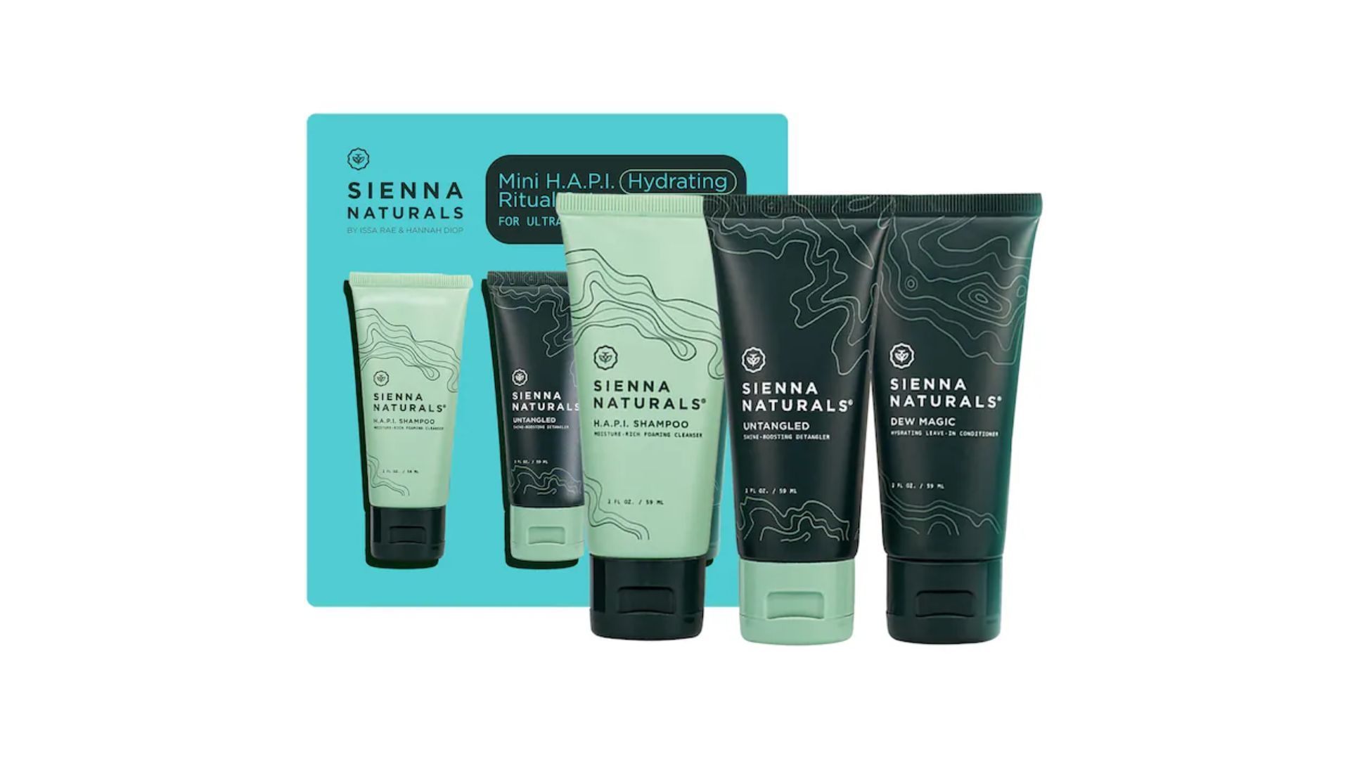 Sienna Naturals Mini Hydrating and Detangling Hair Ritual Set (Image Courtesy: Sephora)