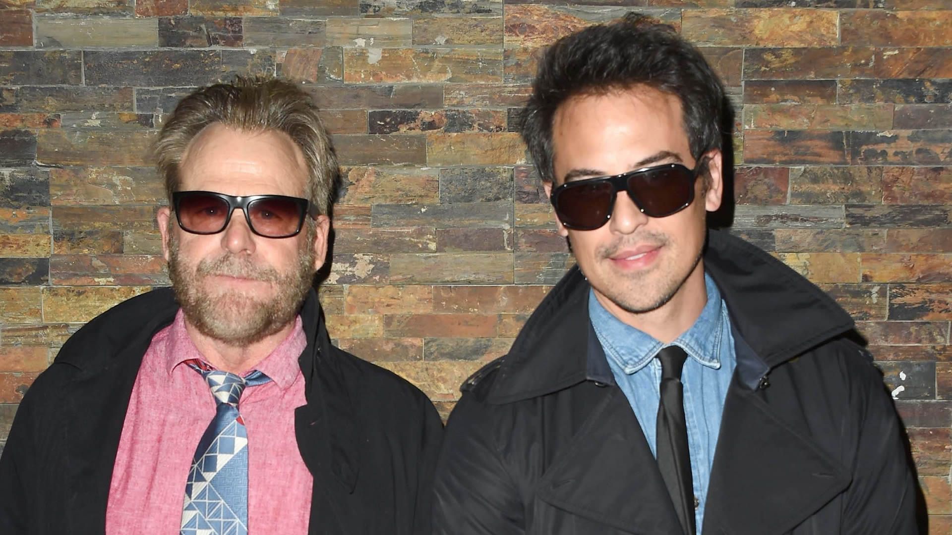 General Hospital&rsquo;s Kin Shriner and alum Marcus Coloma posing as P.I.s. | Image Source: JPI