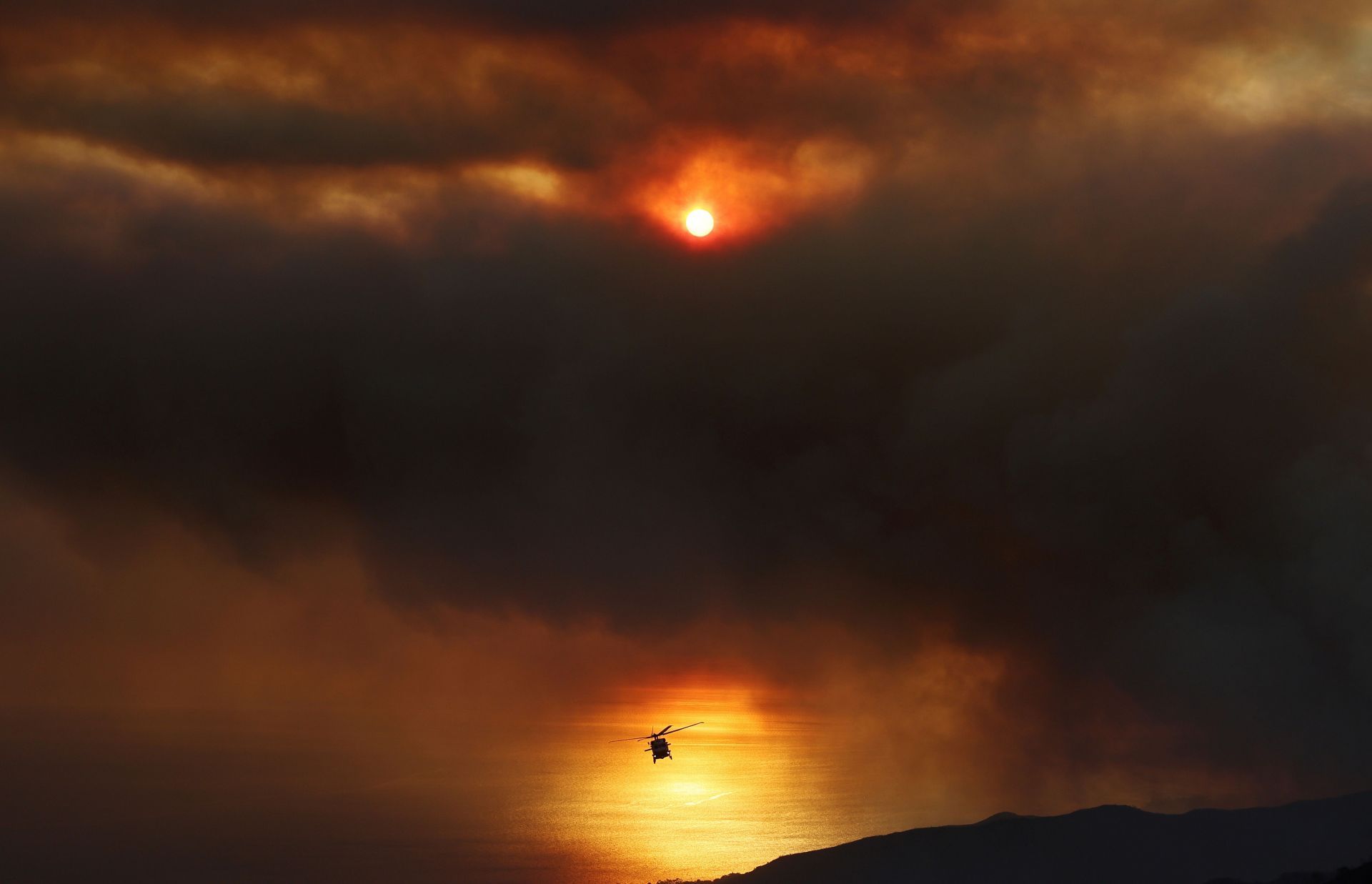 Franklin Fire Spreads Quickly 5 Miles North Of Downtown Malibu - Source: Getty