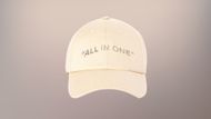 Beige All in One golf cap (Image via Off-White)