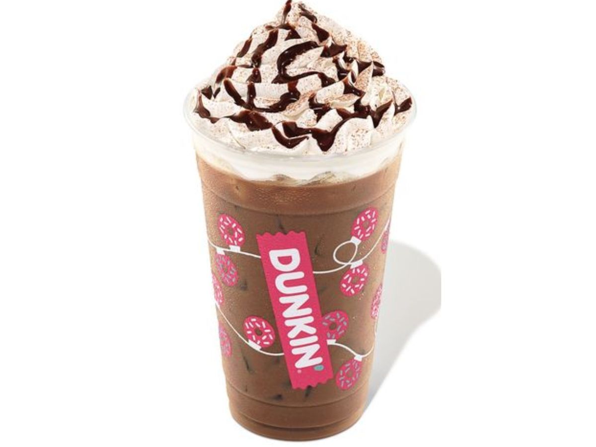 Vegan Peppermint Mocha Latte (Image via Dunkindonut)