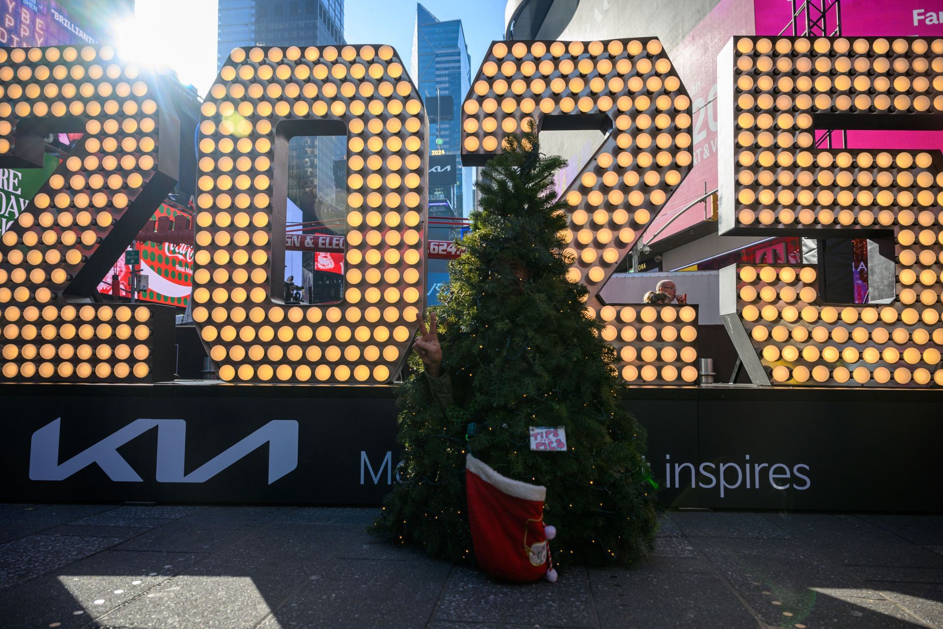 2025 New Year&#039;s Eve Numerals Arrive In Times Square - Source: Getty