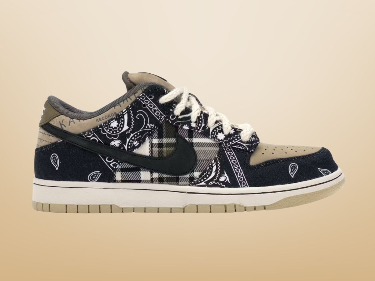 Travis Scott x Nike SB Dunk Low &ldquo;Cactus Jack&rdquo; (Image via StockX)