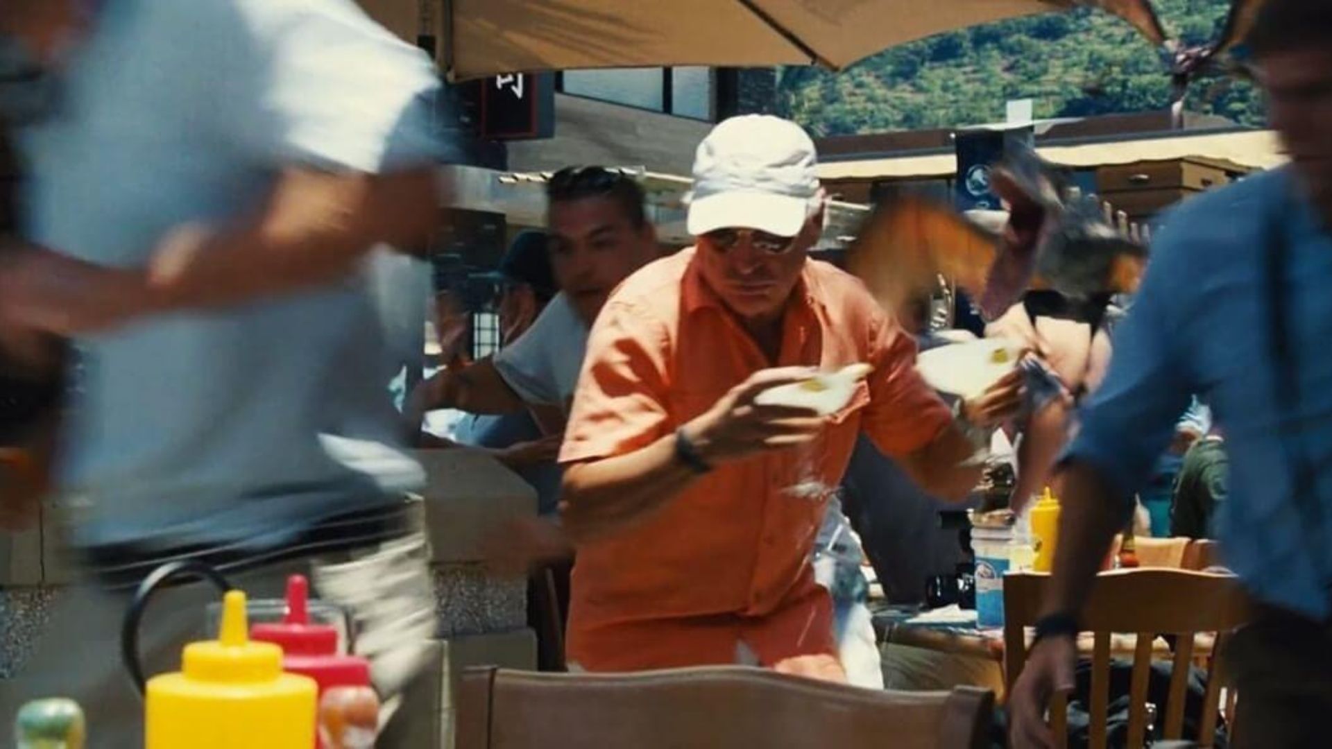 Jimmy Buffett in Jurassic World (2015) | Source: Universal Pictures