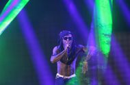 HOLLYWOOD, CA. SEP. 22, 2014. Lil Wayne in "Drake Vs. Lil Wayne" concert at Hollywood Bowl in Hollyw - Source: Getty
