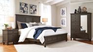 Brookdale Storage Bedroom Collection in Gray