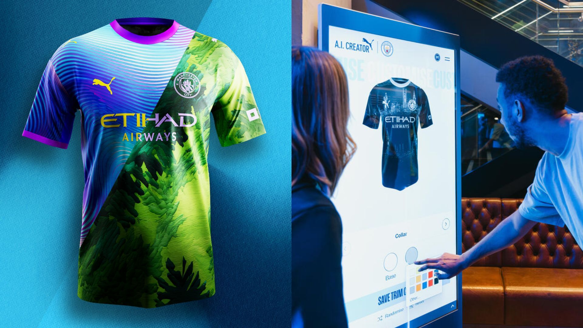 &quot;WE DONT WANT AI KITS&quot;: Fans disappointed as PUMA x Man City invite them to design new football kits using AI (Image via PUMA)