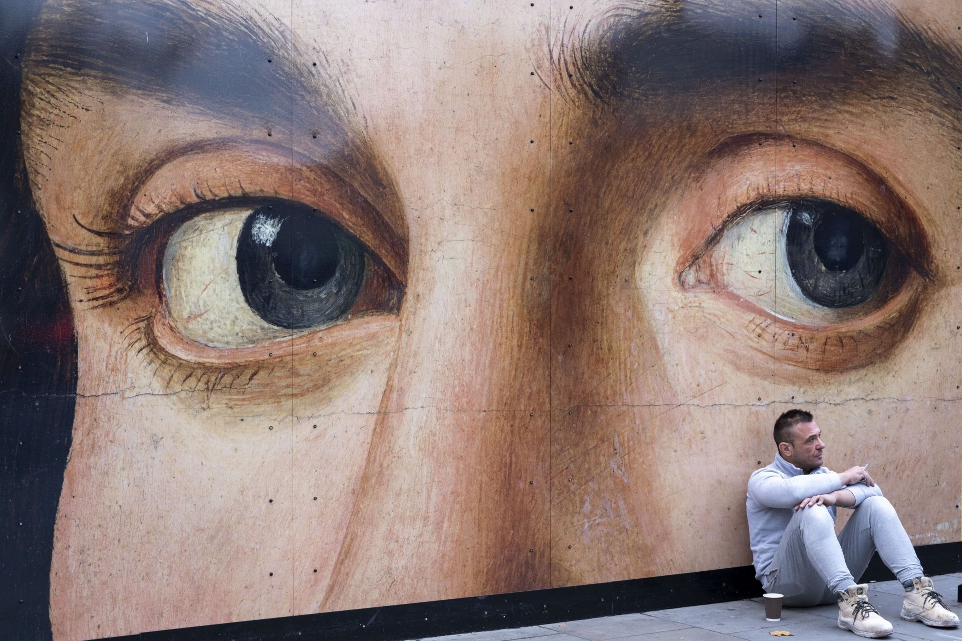 National Gallery Hoarding In London - Source: Getty