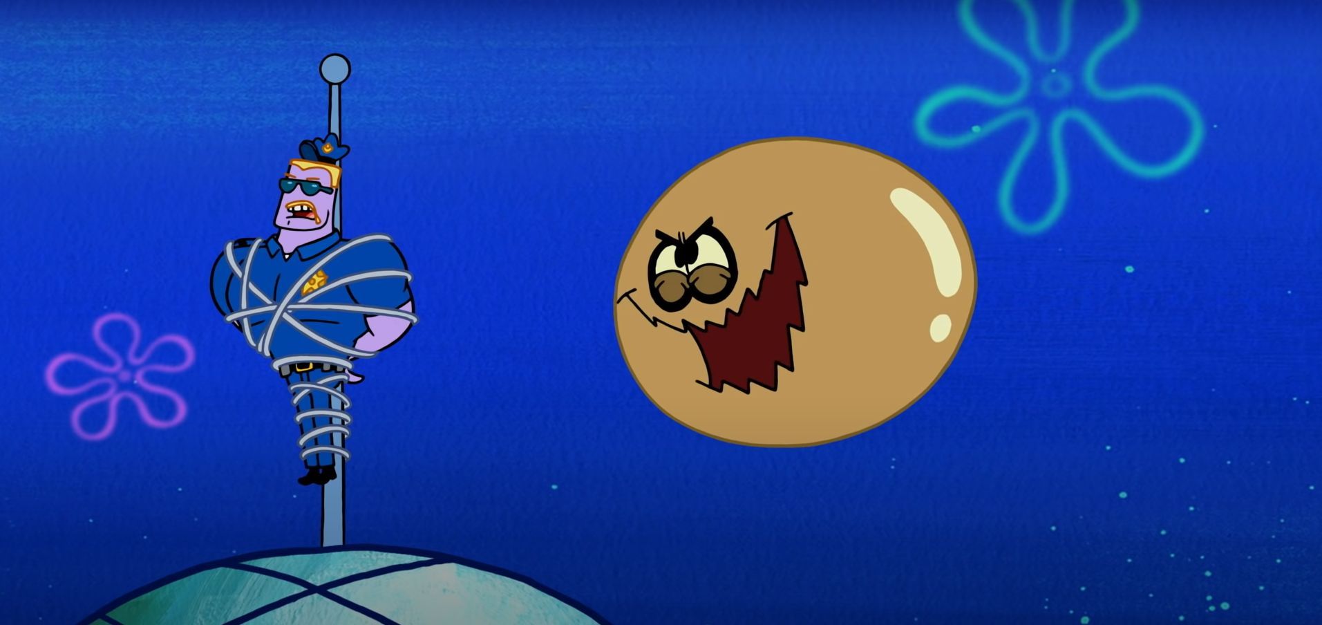 Dirty Bubble in Spongebob (Image via SpongeBob SquarePants Official)