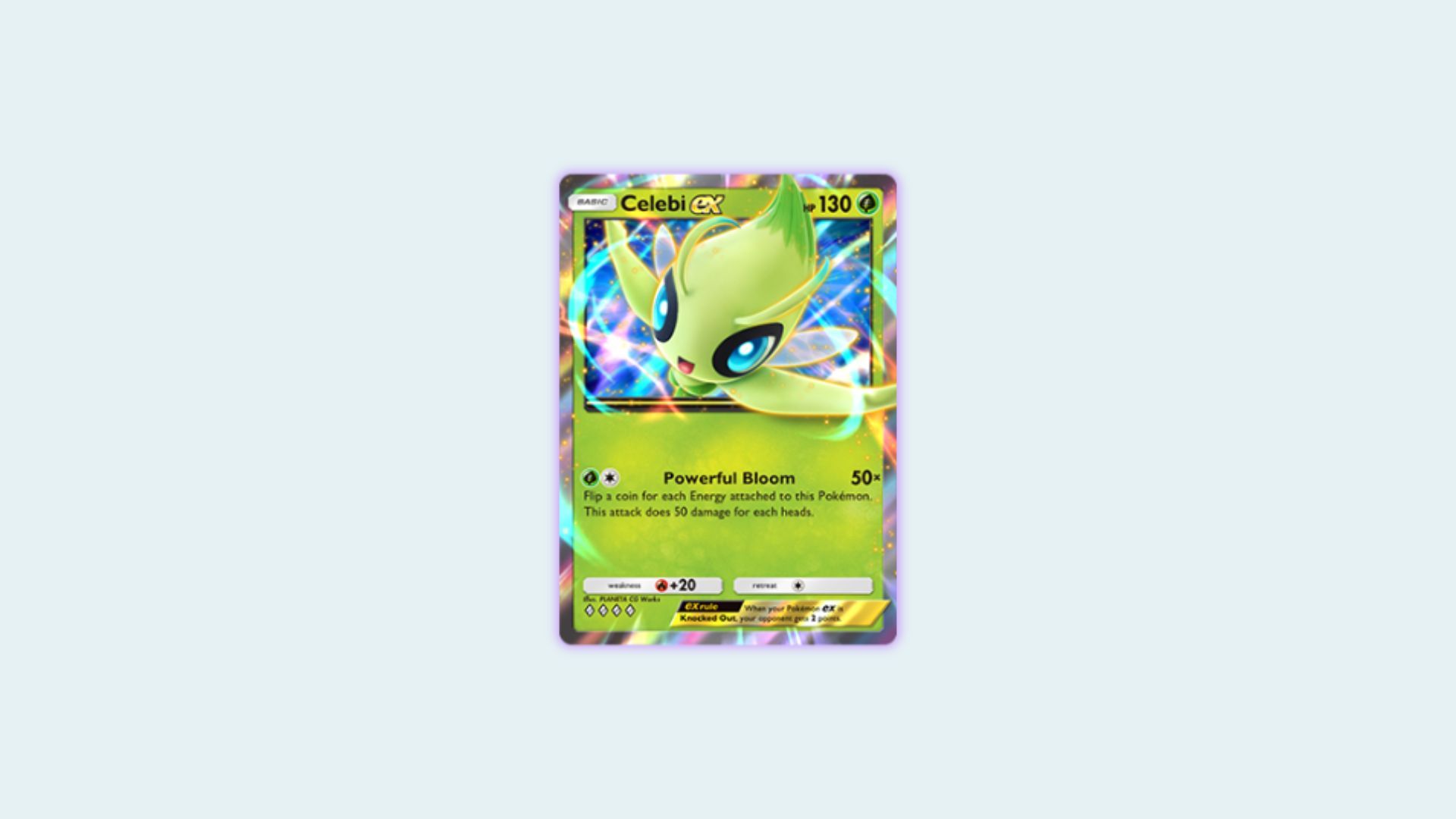 Celebi ex (Image via official website of the game)