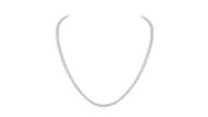 Round Brilliant Diamond and White Gold Strand Necklace (Image via Costco)