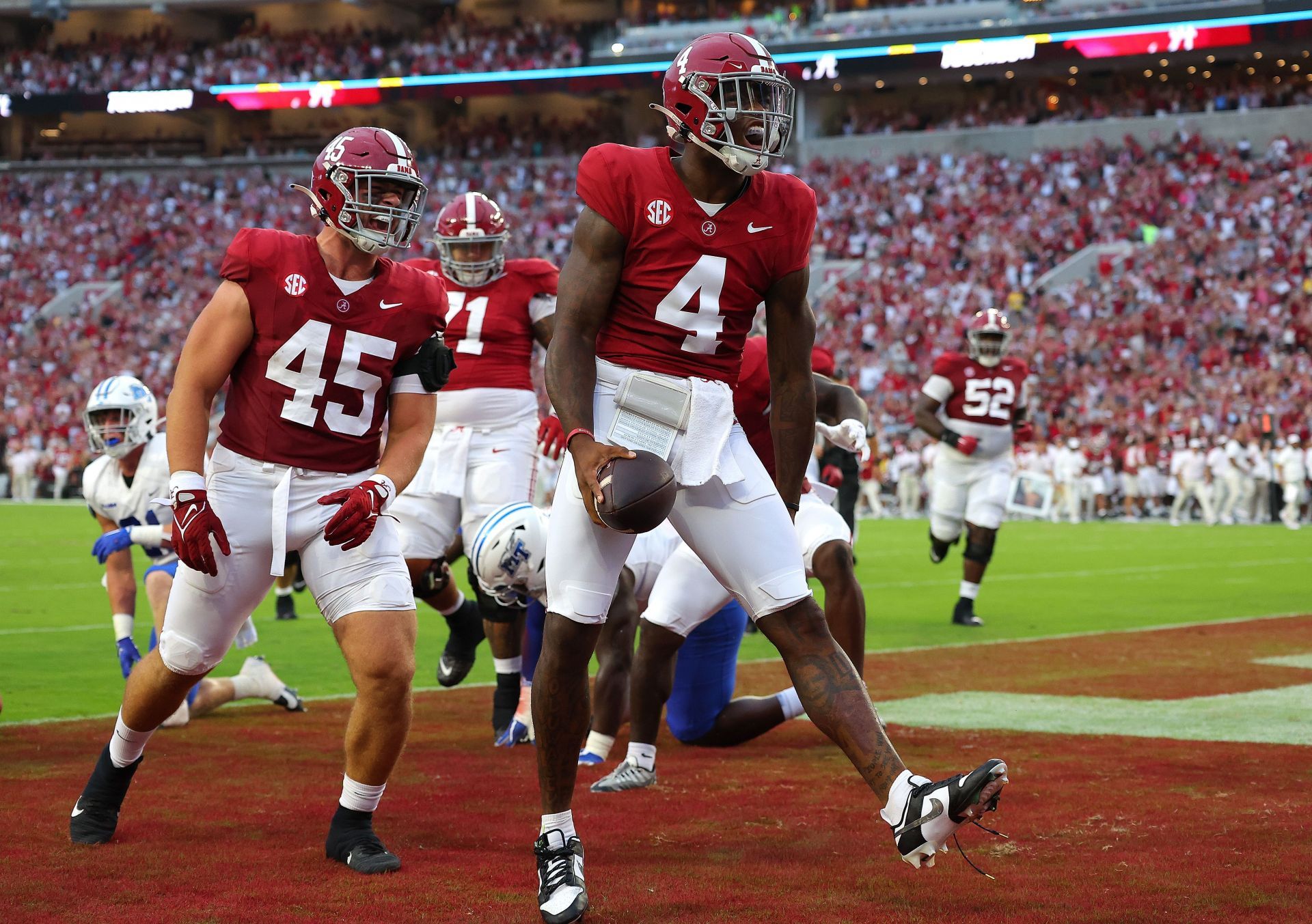 Middle Tennessee v Alabama - Source: Getty