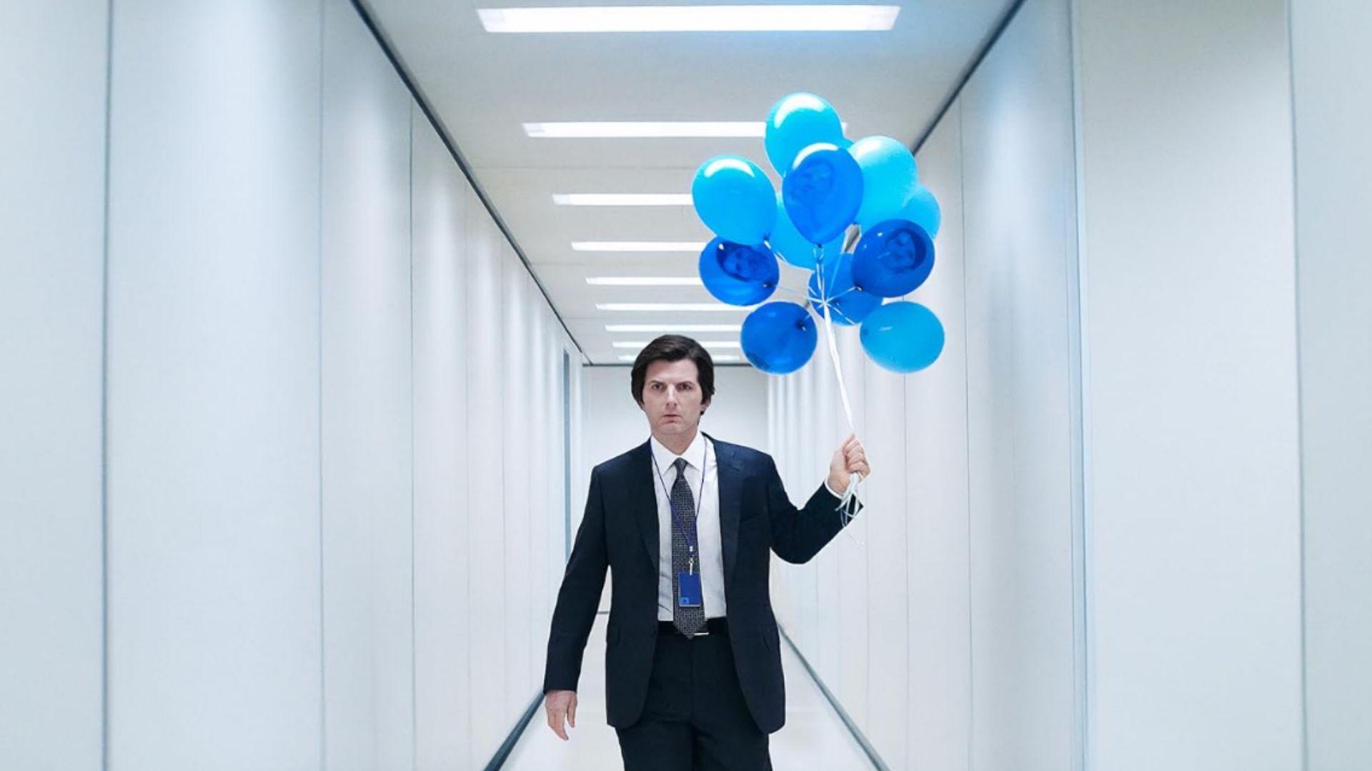 Adam Scott in Severance (Image via Apple TV+)