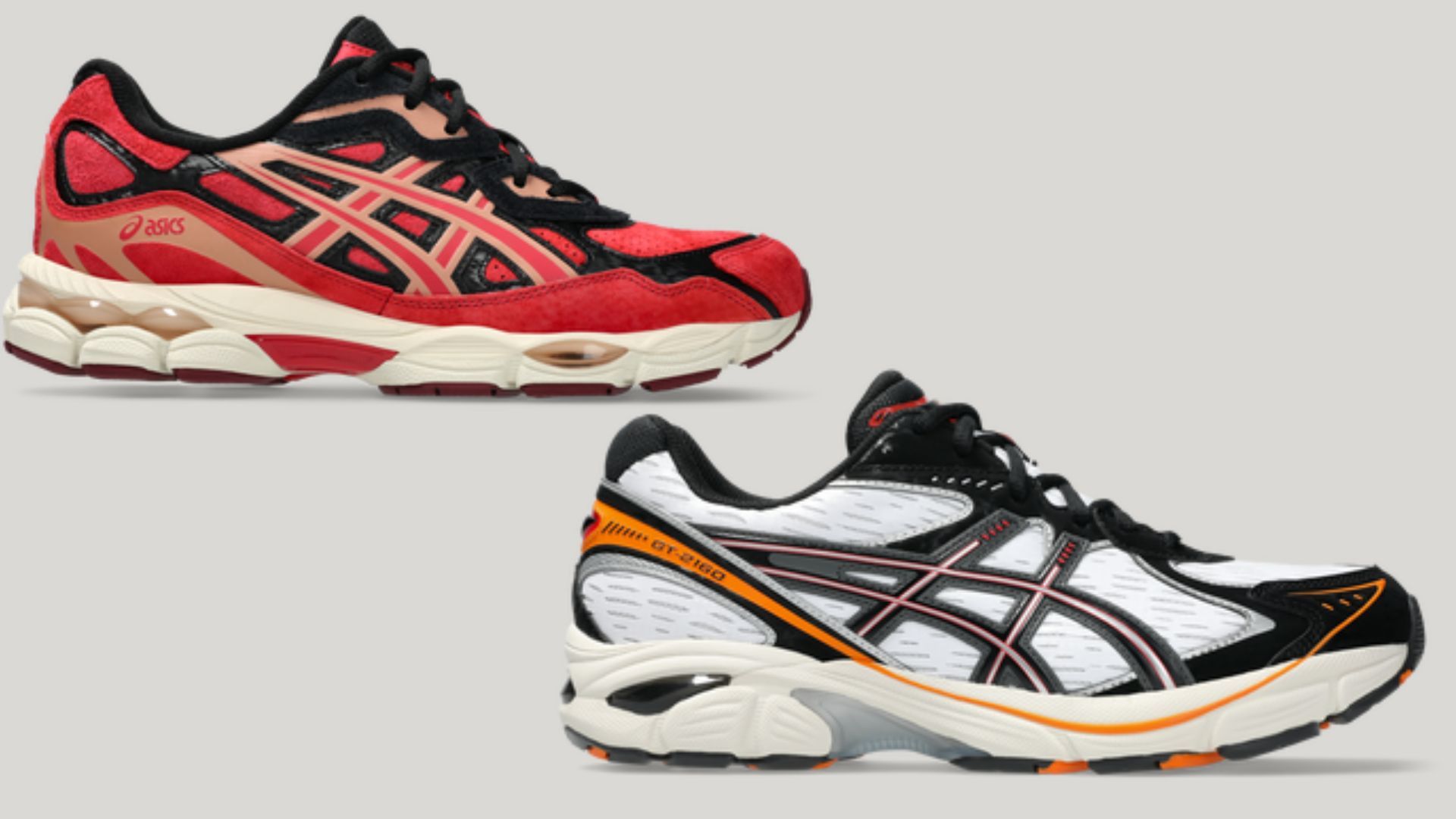 ASICS&reg; GT-2160 and ASICS&reg; GEL-NYC (Image via Foot Locker) 