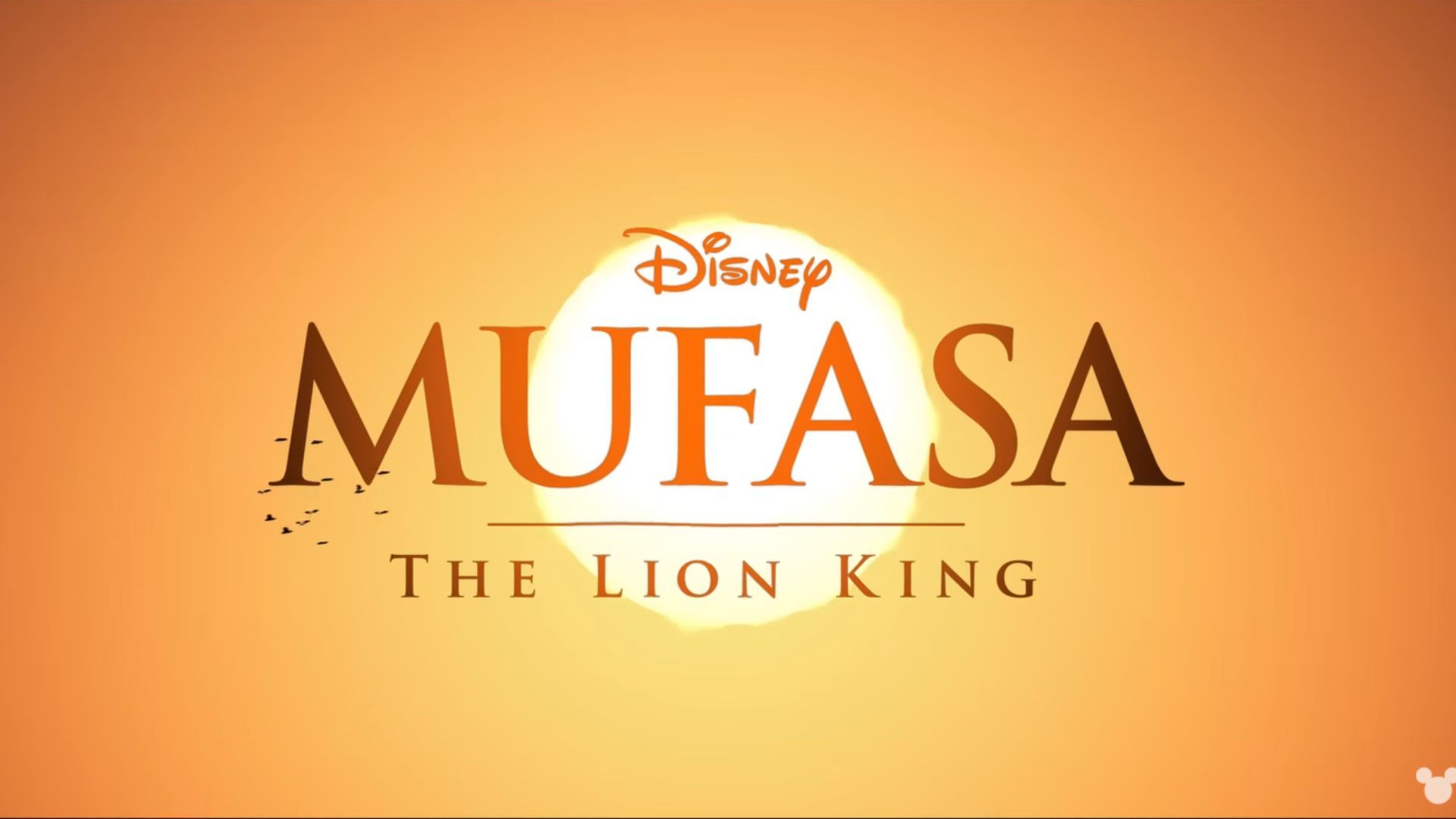 The Official Logo of Mufasa: The Lion King | Image Source: The Official Disney YouTube Channel