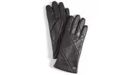 Cole Haan Women's Quilted Leather Gloves (Image via Macy's)